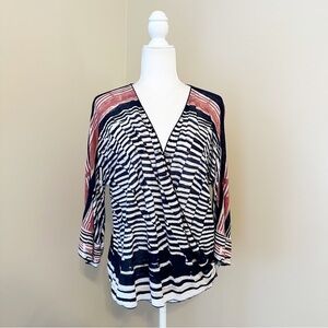 Nic + Zoe Two Way Cardigan Wrap Top - Large